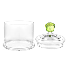 Canister with Colored Diamond Handle - Small