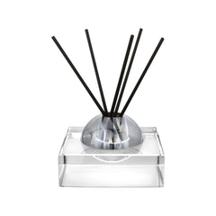 Clear Square Base and Dome Reed Diffuser - Lily of the Valley