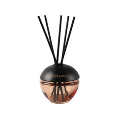 Round Modern Reed Diffuser, Lily of the Valley - Black Cap