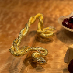 Serpentina Glass Tray - Gold