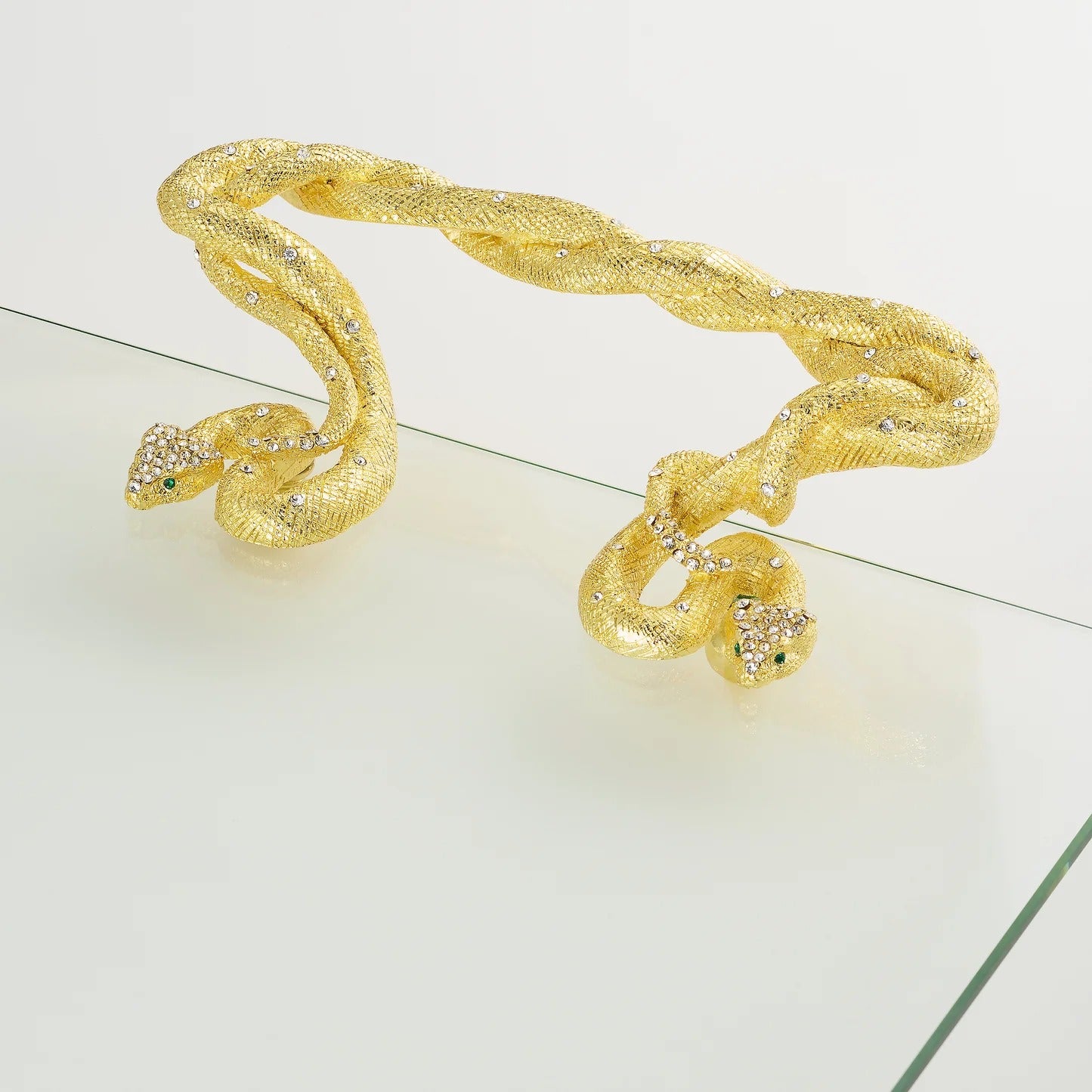Serpentina Glass Tray - Gold