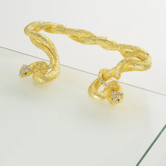 Serpentina Glass Tray - Gold