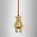 2024 Christmas Teddy Bear Golden Ornament