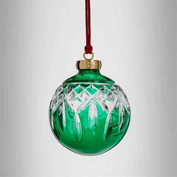 2024 Lismore Christmas Green Bauble Ornament