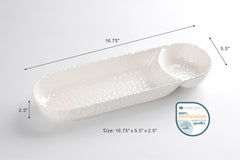 Wave Chip & Dip – Shatterproof Melamine