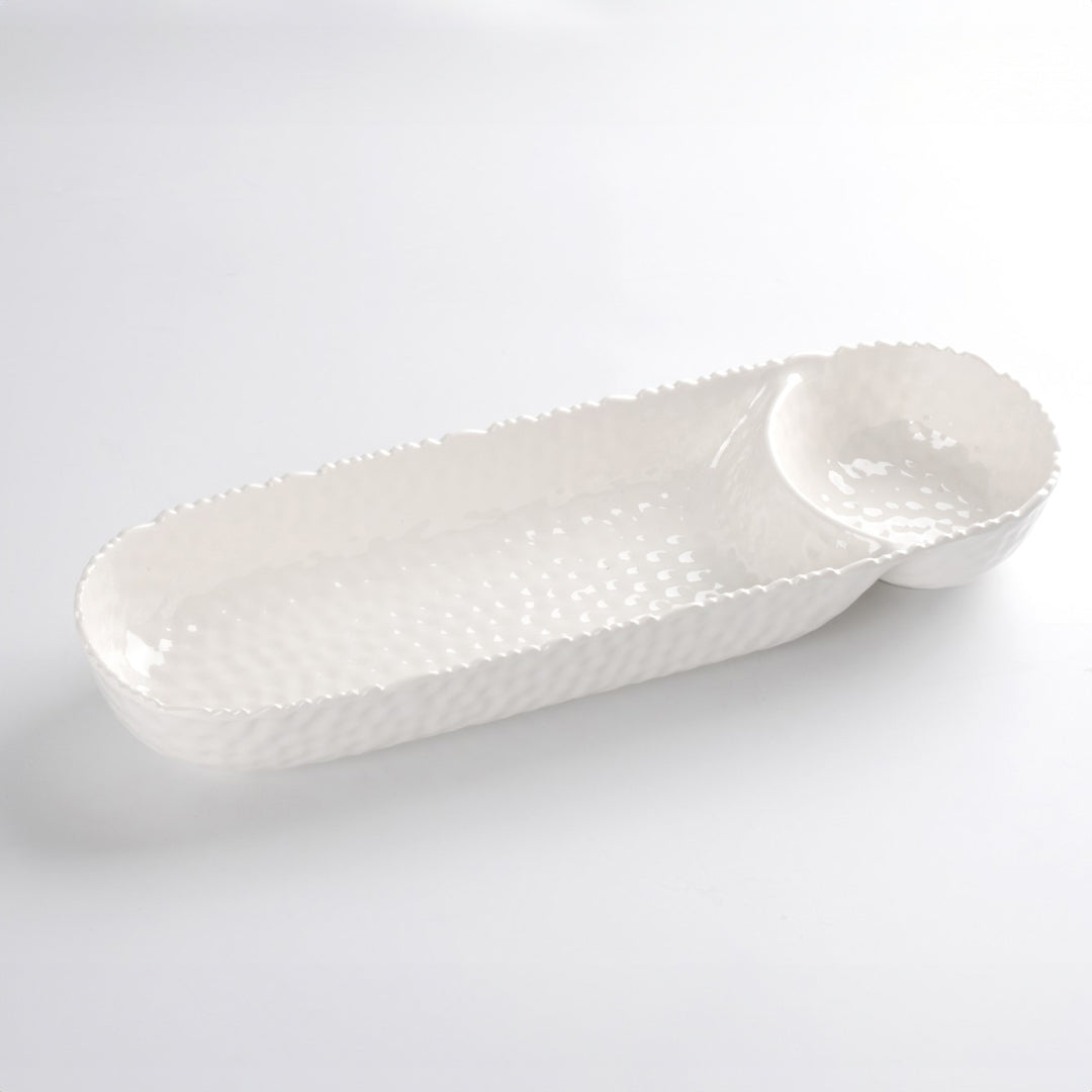 Wave Chip & Dip – Shatterproof Melamine