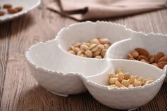 Wave 4 Section Bowl – Shatterproof Melamine