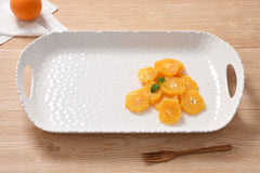 Wave Rectangular Tray with Handles