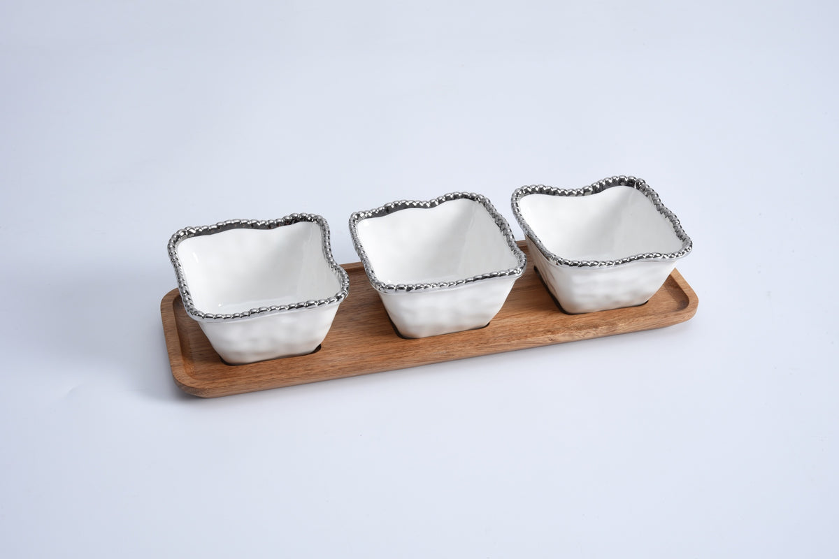 Salerno Entertaining Set – 4 Pc