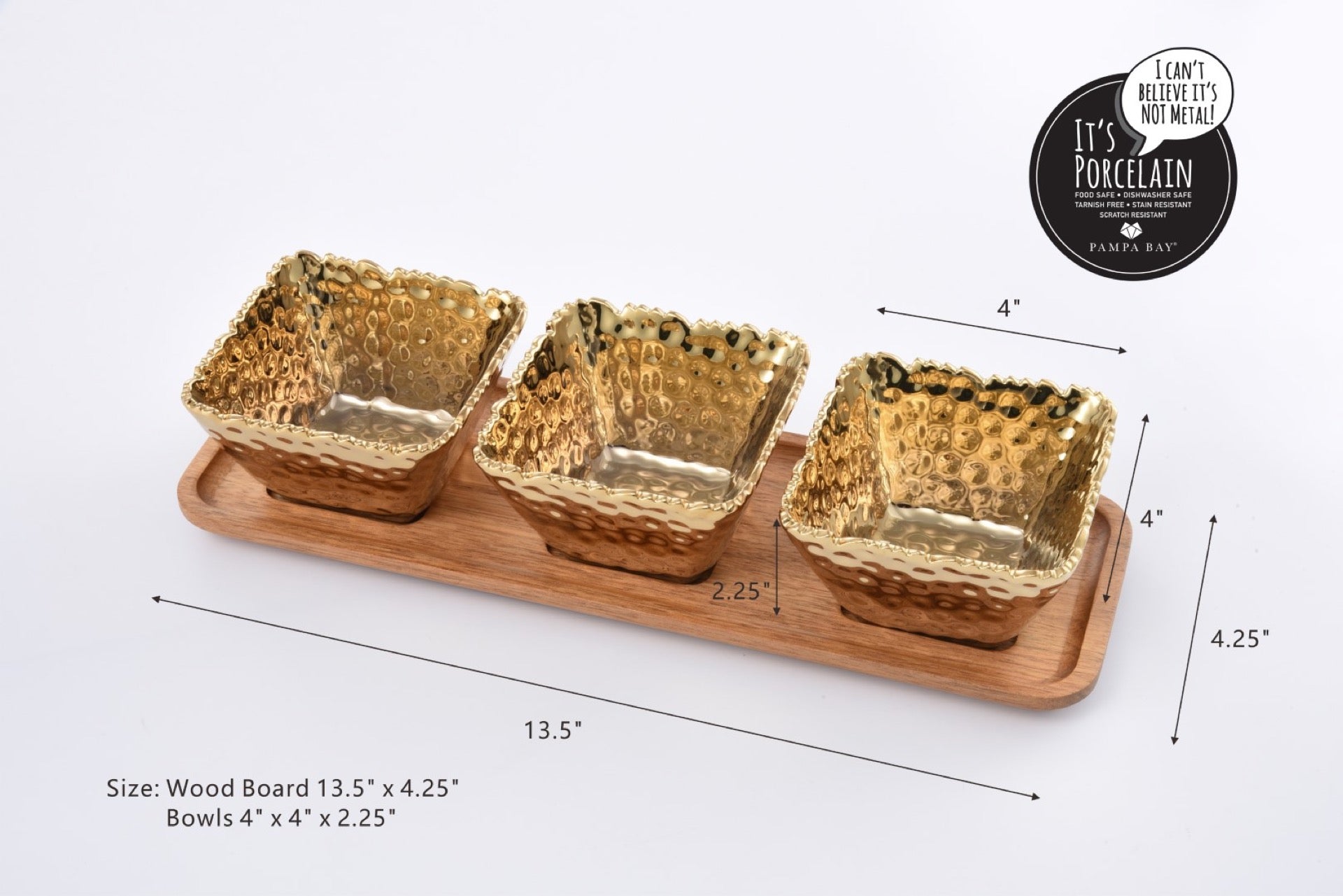 Golden Millennium Entertaining Set – 4 Pcs.