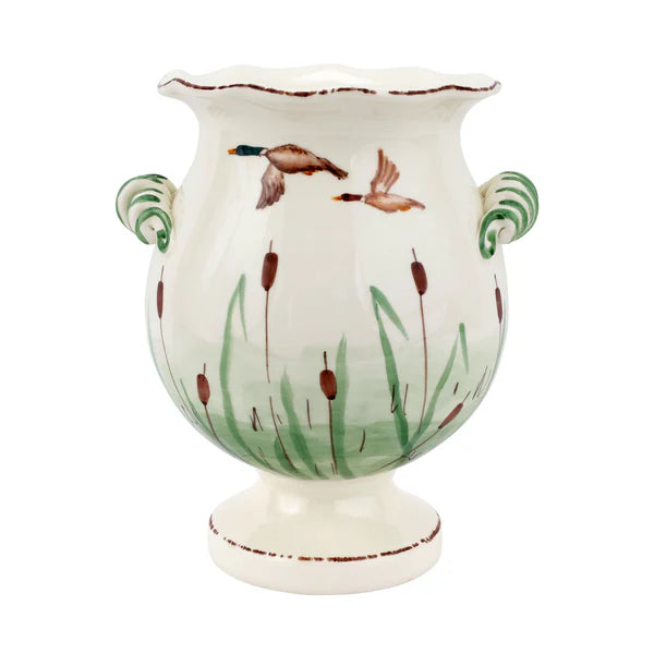 Wildlife Mallard Handled Cachepot