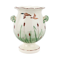 Wildlife Mallard Handled Cachepot
