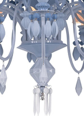 Belle De Nuit 40 Lights Chandelier. Blue (us)