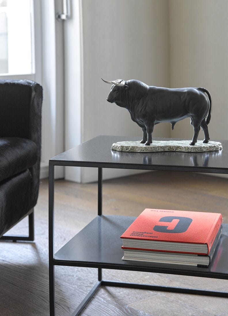 Spanish Bull Figurine