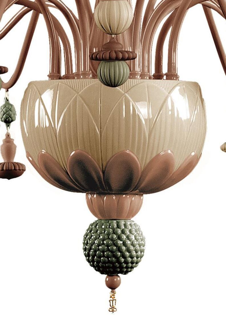 Ivy And Seed 16 Lights Chandelier, Medium Flat Model, Spices (US)