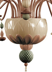 Ivy And Seed 16 Lights Chandelier, Medium Flat Model, Spices (US)
