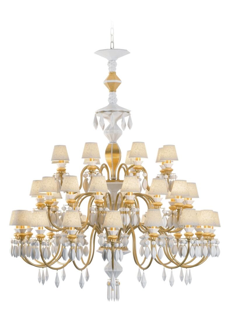 Belle De Nuit 40 Lights Chandelier. Golden Luster (us)