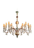 Ivy And Seed 16 Lights Chandelier. Large Flat Model. Spices (Us)