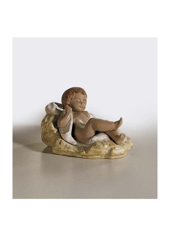 Baby Jesus Nativity Figurine. Gres