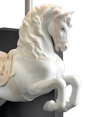 Horse On Courbette Table Lamp (US)