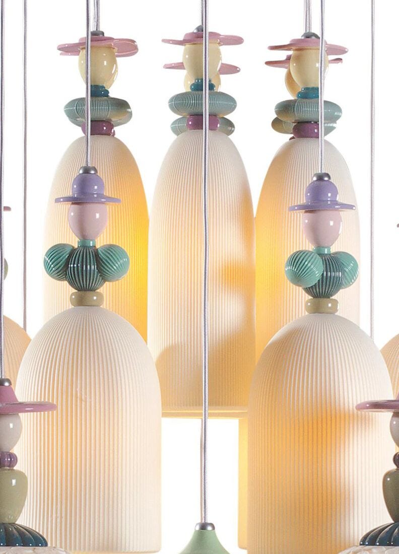 Mademoiselle 24 Lights Strolling Through Blossoms Chandelier (US)