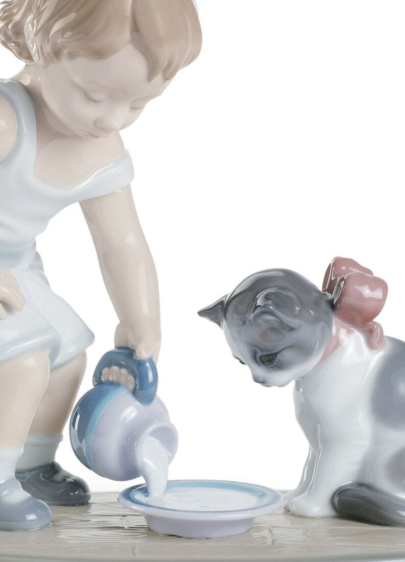 Kitty's Breakfast Time Figurine