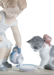 Kitty's Breakfast Time Figurine