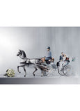 Bridal Carriage Couple Sculpture. Limited Edition