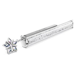 Annual Edition Crystalline ballpoint pen 2027 ballpoint pen White lacquered, Chrome plated
