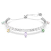 Ariana Grande x Swarovski bracelet Mixed cuts, Multicolored, Rhodium plated