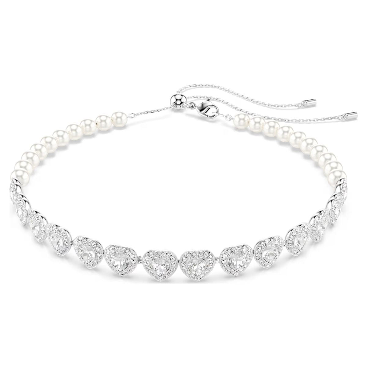 Swarovski Ariana Grande Capsule Tennis Heart Choker White