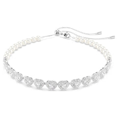 Swarovski Ariana Grande Capsule Tennis Heart Choker White