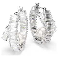 Swarovski Ariana Grande Capsule Pierced Hoop Earrings White - LAST IN STOCK