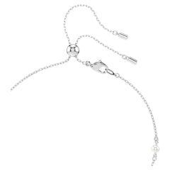 Swarovski Ariana Grande Capsule Pearl Y Heart Necklace White