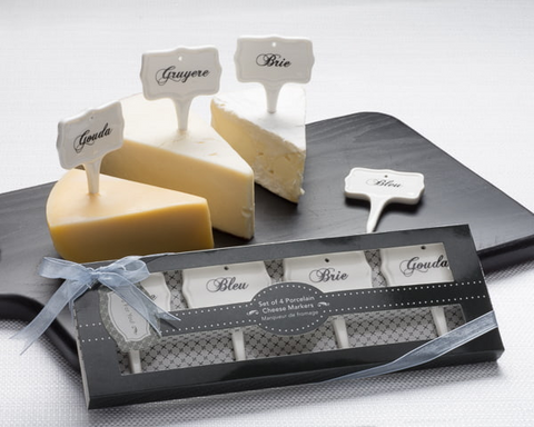 Cinq À Sept Gourmet Cheese Markers (Set Of 4) Party Favor | Minimum Order 12pc