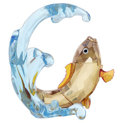 Asian Symbols Golden Carp Figure