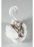 Drifting Through Dreamland Swan Figurine