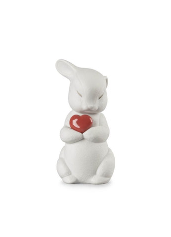 Puffy-generous Rabbit Figurine