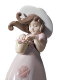 Little Rose Girl Figurine