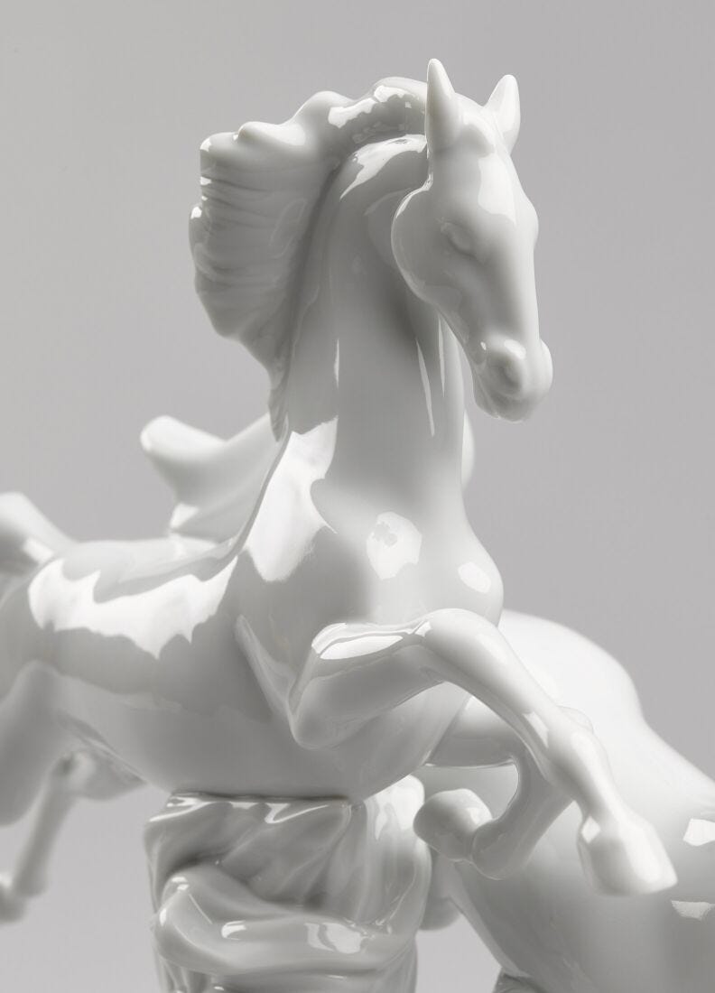 Horses Galloping Figurine