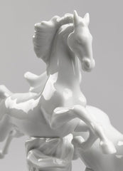 Horses Galloping Figurine