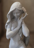 Subtle Moonlight Woman Figurine. White. Limited Edition