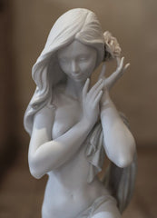 Subtle Moonlight Woman Figurine, White - Limited Edition