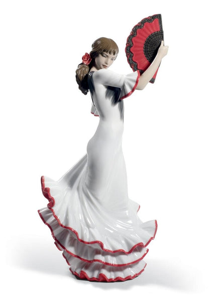 Passion And Soul Flamenco Woman Figurine. 60Th Anniversary. Red