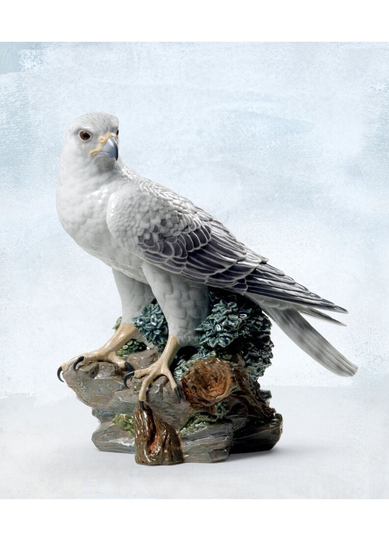 Gyrfalcon Sculpture - Limited Edition