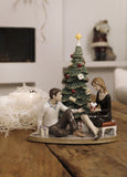 A Romantic Christmas Couple Figurine. Limited Edition