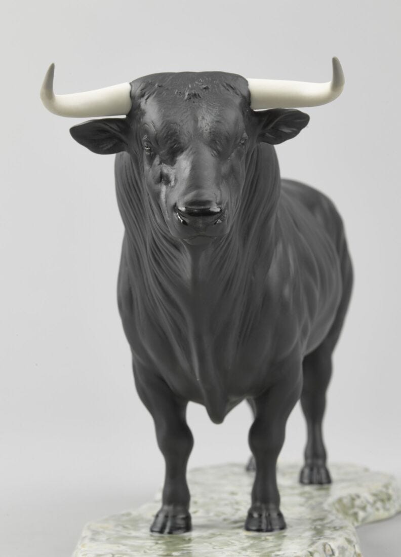 Spanish Bull Figurine