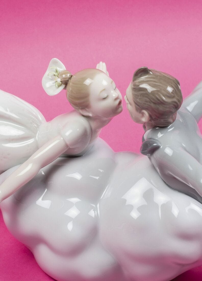 Wedding In The Air Couple Figurine