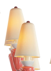 Ivy And Seed 20 Lights Chandelier, Medium Model, Red Coral (US)