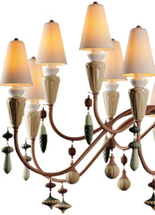 Ivy And Seed 16 Lights Chandelier, Large Flat Model, Spices (US)